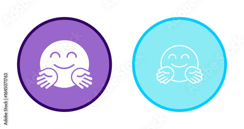 Hugging Face Icon Design