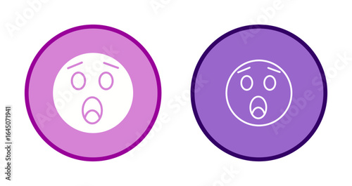 Astonished Face Icon Design