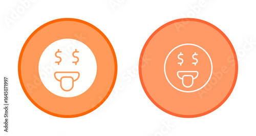 Money Mouth Face Icon Design