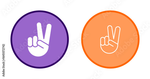 Victory Hand Icon Design