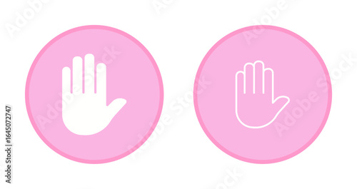 Raising Hands Icon Design