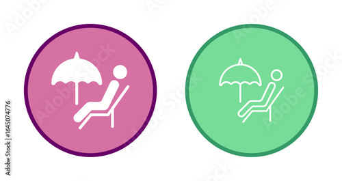 Relaxing Day Icon Design