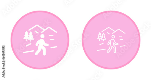 Nature Walk Icon Design