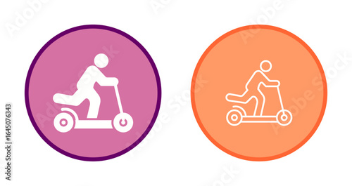 Kick Scooter Icon Design