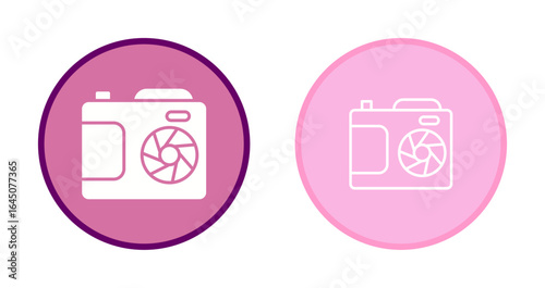 Camera Lenses Icon Design