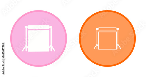 Photography Backdrops Icon Design