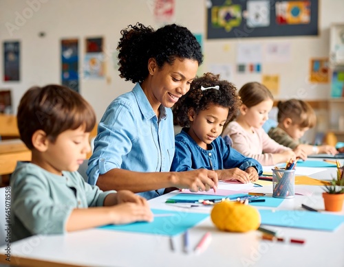 Classroom art activity