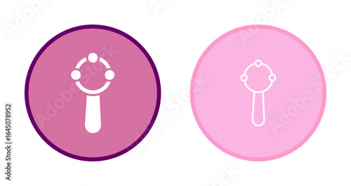 Rattles & Toys Icon Design