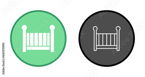 Nursery Cots Icon Design
