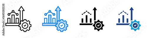 Output icon set multiple style collection