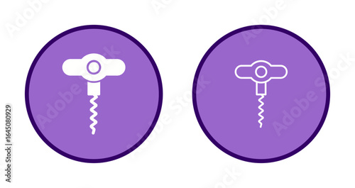 Wine Opener Icon Design