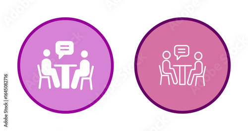 News Interview Icon Design