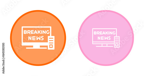 Breaking Story Icon Design