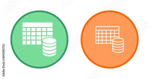 Table Data Icon Design