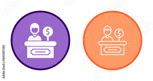 Cashier Icon Design