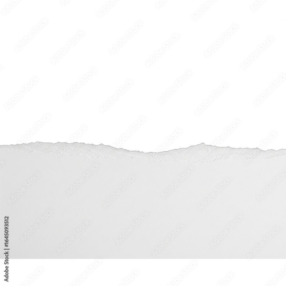 Obraz premium Torn Paper Edge PNG — ripped paper texture, transparent background, 
