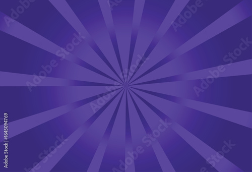 Purple Sunburst or Starburst Abstract Background