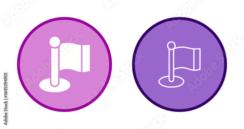 Flagpole Icon Design