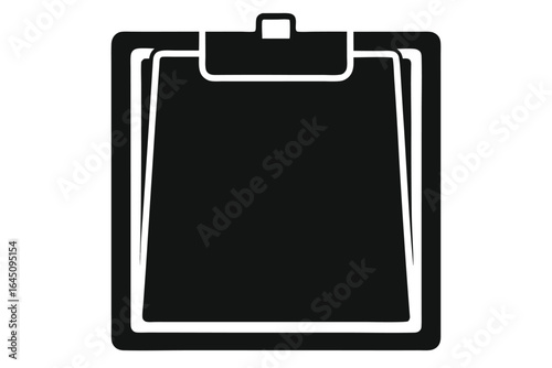 Dark Clipboard Displays Paper Holder