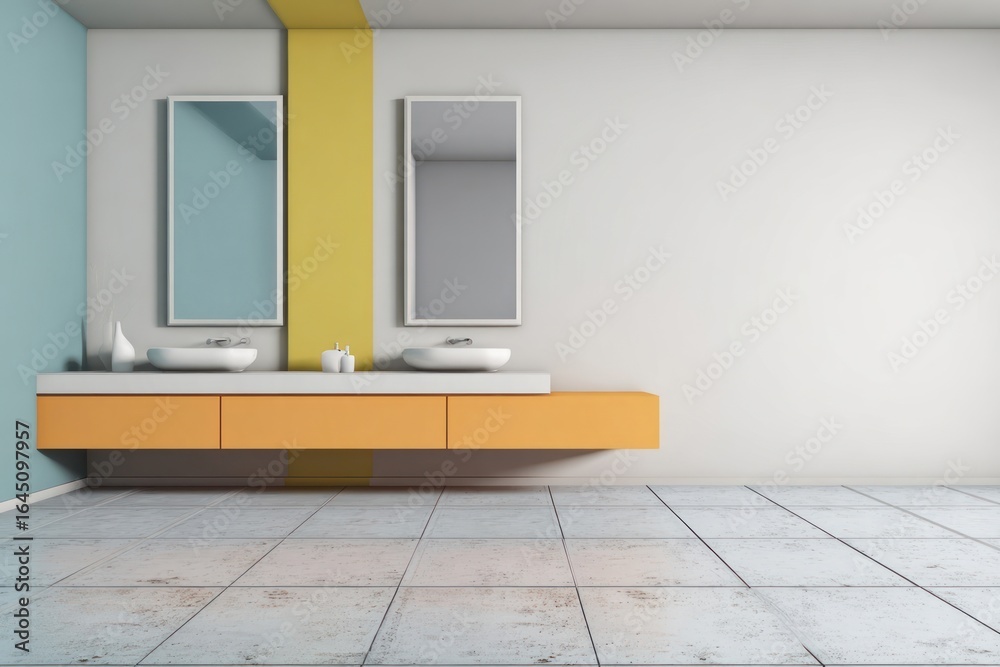 Fototapeta premium Modern bathroom interior design (1)