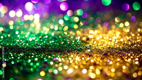 Festive glitter bokeh background