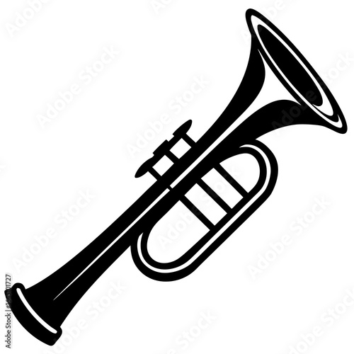 trumpet vector illustration