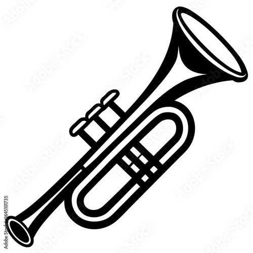 trumpet vector illustration