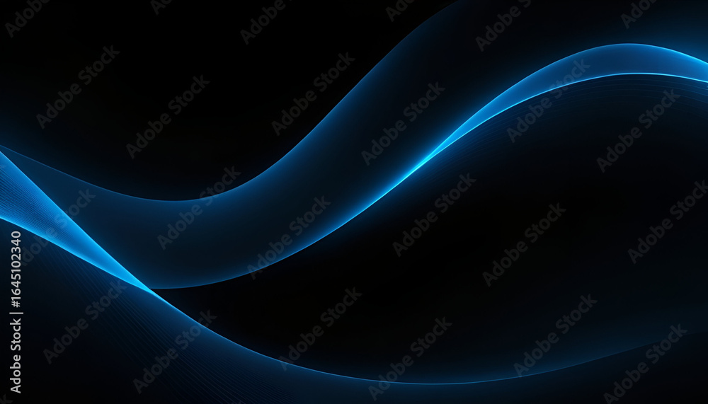 Fototapeta premium abstract blue wave background