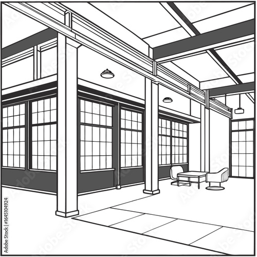 A modern office scene with colleagues using fitness balls isometric, detailed, office desk, computer, monitor, keyboard, clock, plants, shelves, books, minimalist, clean, 3d render, high quality
