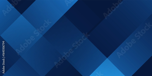 Modern dark navy blue silver abstract pattern background. Geometric shape. Line triangle angle simple modern