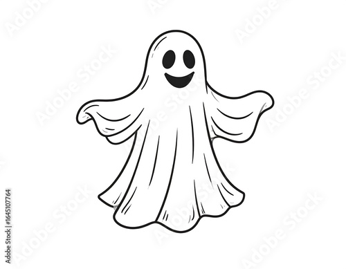 Cute cartoon ghost (2)