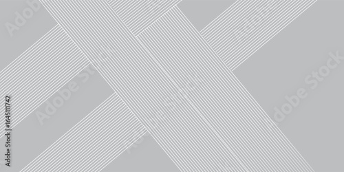 Gray minimal colour abstract background with white visable geometric lines and dynamic shapes. Wallpaper for you with white lines.