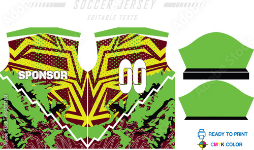 Sublimation jersey patten and Design