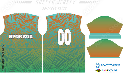 Sublimation jersey patten and Design