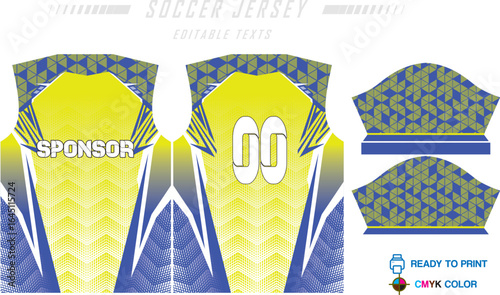 Sublimation jersey patten and Design