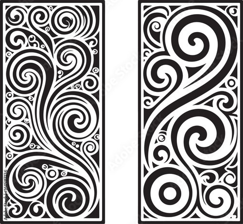 wall panel laser cut design features intricate patterns perfect for wall art and home decoration.