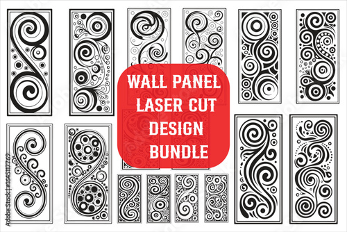 wall panel laser cut design features intricate patterns perfect for wall art and home decoration.