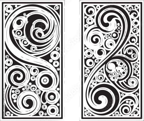 wall panel laser cut design features intricate patterns perfect for wall art and home decoration.