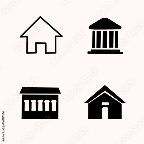 house icon set