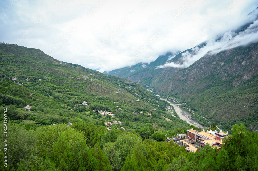 Fototapeta premium view from the mountain