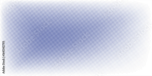 Halftone texture with blue dots. Minimalism, vector. Background for posters, websites, business cards, postcards, interior design art