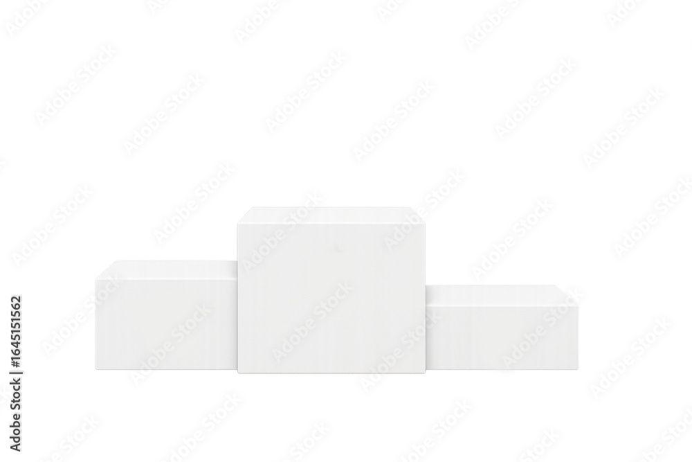 Winner podium on transparent background. 3d rendering of champion podium. Winner podium on transparent background. 3d rendering of champion podium.