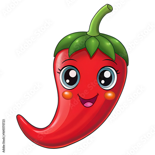 red chili pepper cartoon