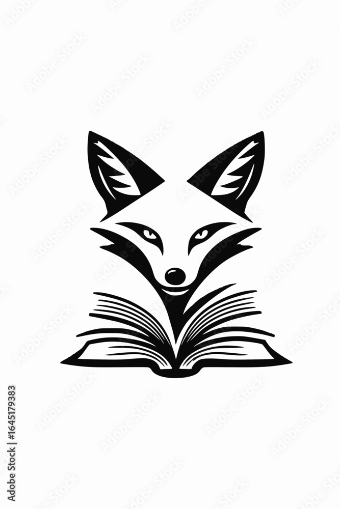 Obraz premium fox and book