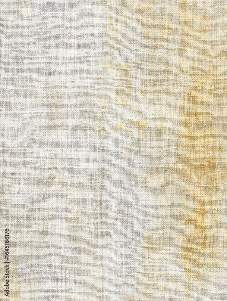 Fototapeta premium Textured Canvas: The aged texture of a vintage canvas exudes the timeless beauty and classic aesthetic of raw, natural fabrics. Embracing simplicity and tactile depth.