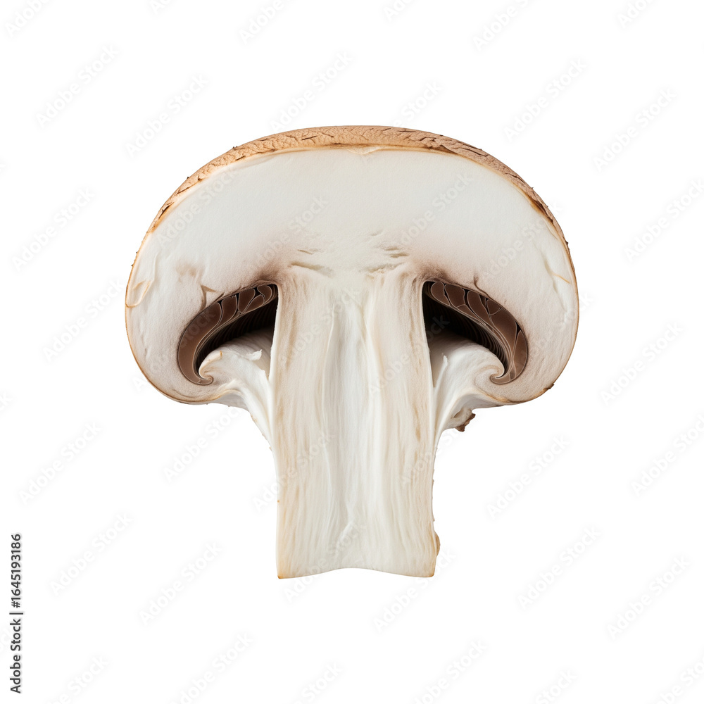 Fototapeta premium Fresh White Mushrooms for Cooking