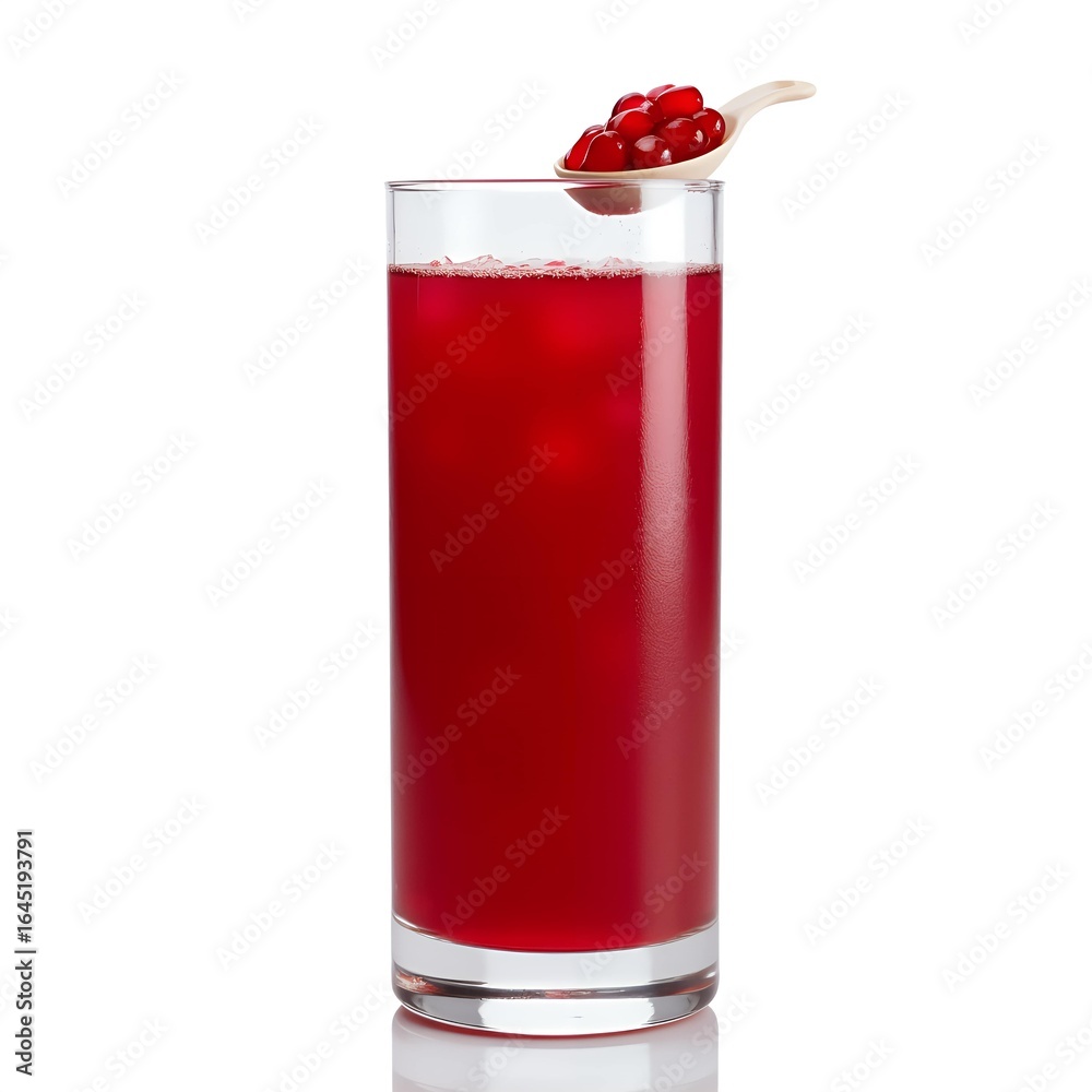 custom made wallpaper toronto digitalFresh Pomegranate Juice in White Glass Isolated