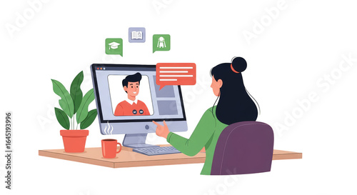 Online Class Virtual Learning Elearning