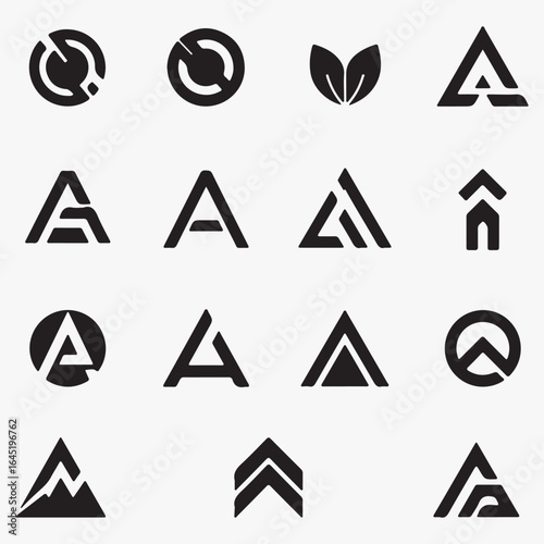 Free Download Noir Identity: Stylish Black & White Logos - GFXLoad