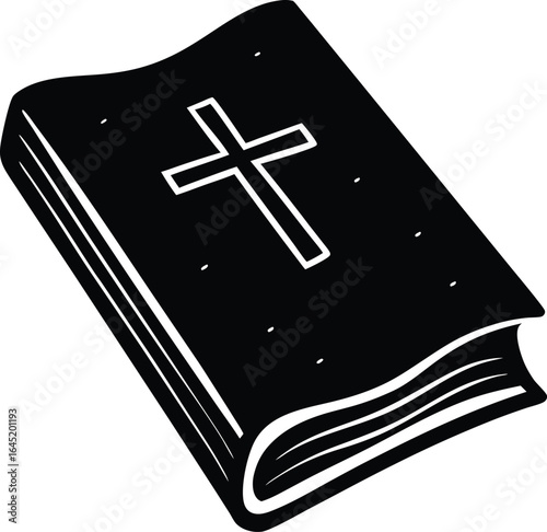 gospel book on the white background.eps